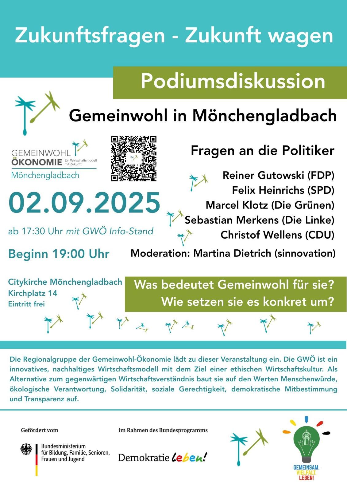 Einladungsplakat (c) Gemeinwohl Initiative MG